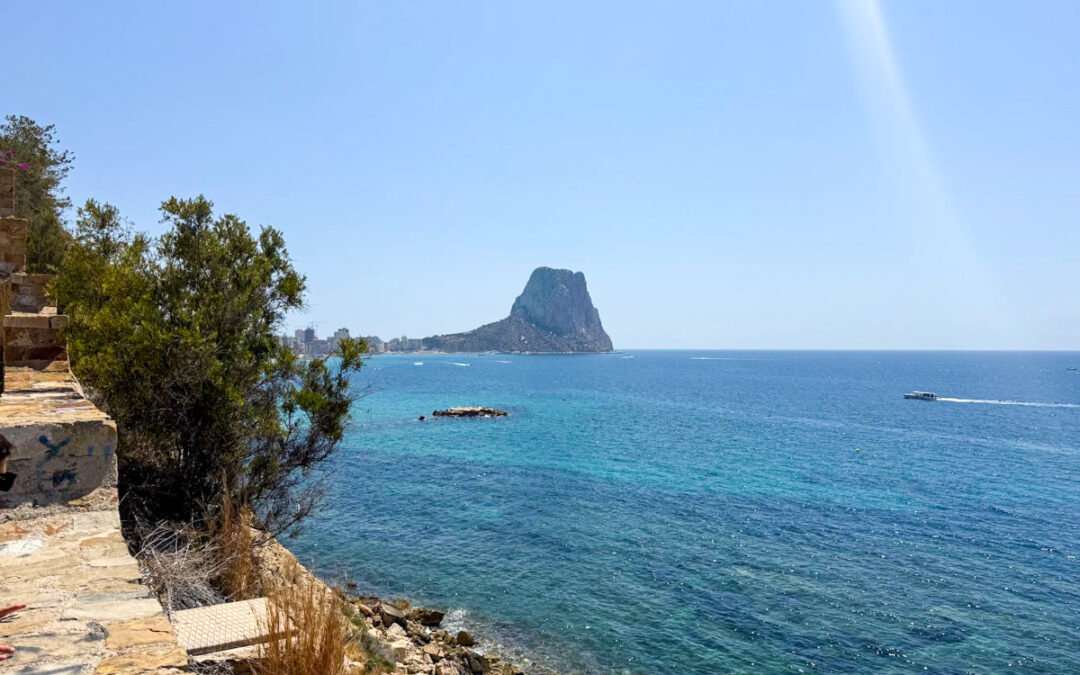 On the road in Costa Blanca, Calpe